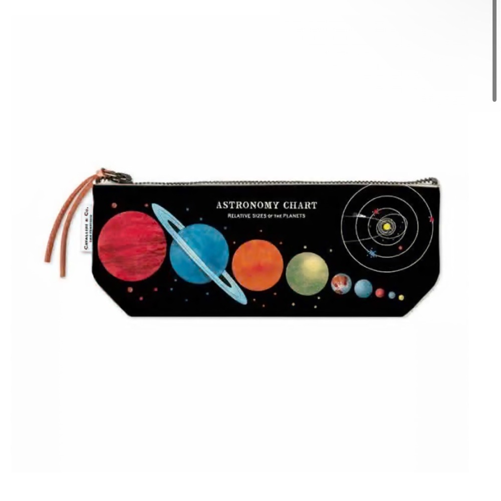 Cavallini & Co. Vintage Mini Pouch Astronomy Chart, NWT.
